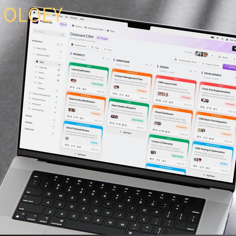 OLOEY Project Management CRM - Ad Collaboration on Communication Networks