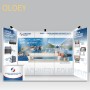 OLOEY Exhibition Booth Design for Gypsum Machinery Trade Fai