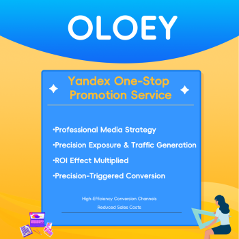 OLOEY is suitable for Yandex advertising, social media ad creation and placement, brand promotion, product promotion, and internet advertising.