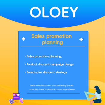 OLOEY Sales Promotion Planning, Product Discount Campaign Design, Brand Sales Discount Strategy