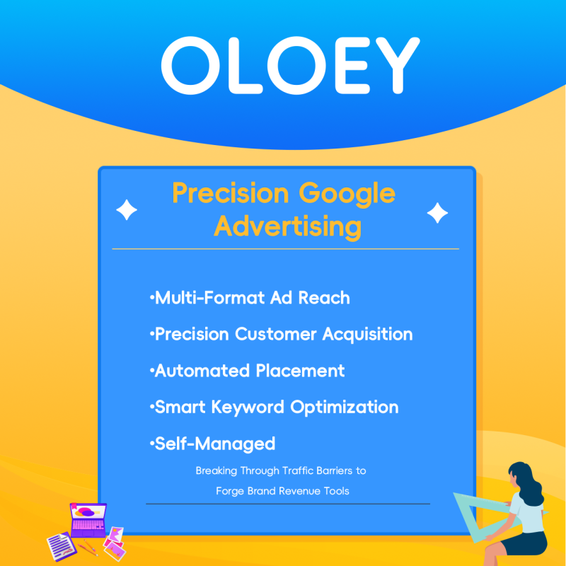 OLOEY Search Bar Ad Placement, Brand Domain Advertising, Precision Internet Advertising