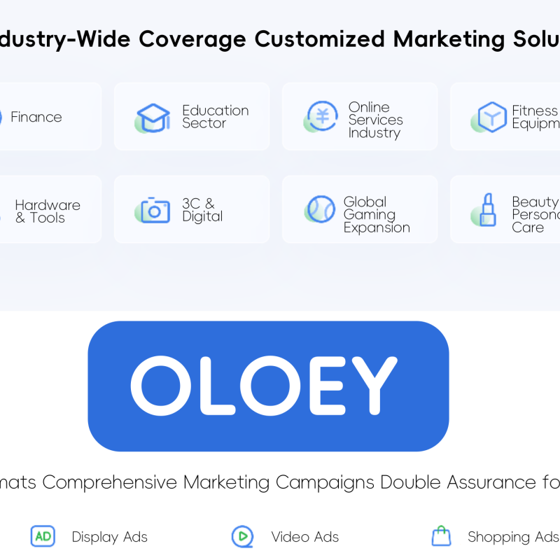 OLOEY Search Bar Ad Placement, Brand Domain Advertising, Precision Internet Advertising